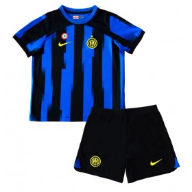Baby Fußballbekleidung Inter Milan Heimtrikot 2023-24 Kurzarm (+ kurze hosen)